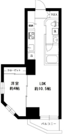 ラ・ペルラ文京小石川の物件間取画像